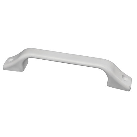 RV DESIGNER RV Designer E222 Grab Handle - White Plastic, 9-1/2" E222
